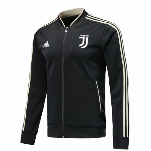 2019-20 Juventus Black V-Neck Training Jacket