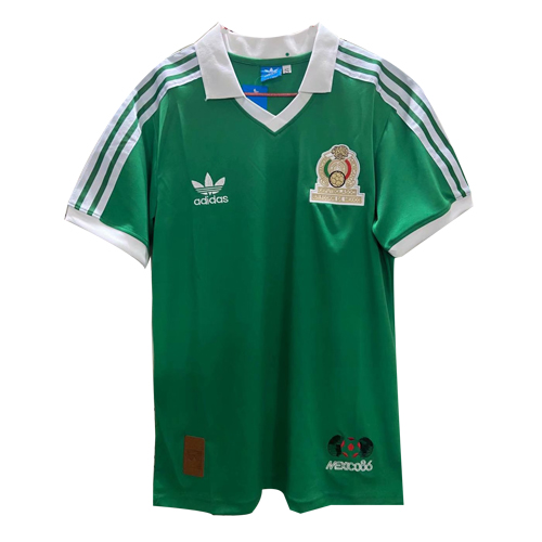 1986 World Cup Mexico Home Retro Soccer Jersey Shirt