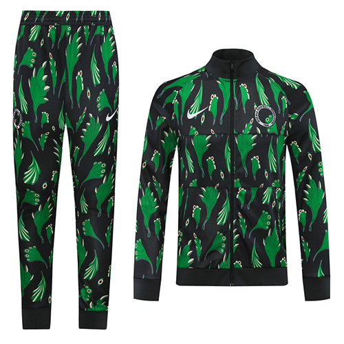 20-21 Nigeria Black/Green Jacket Kit