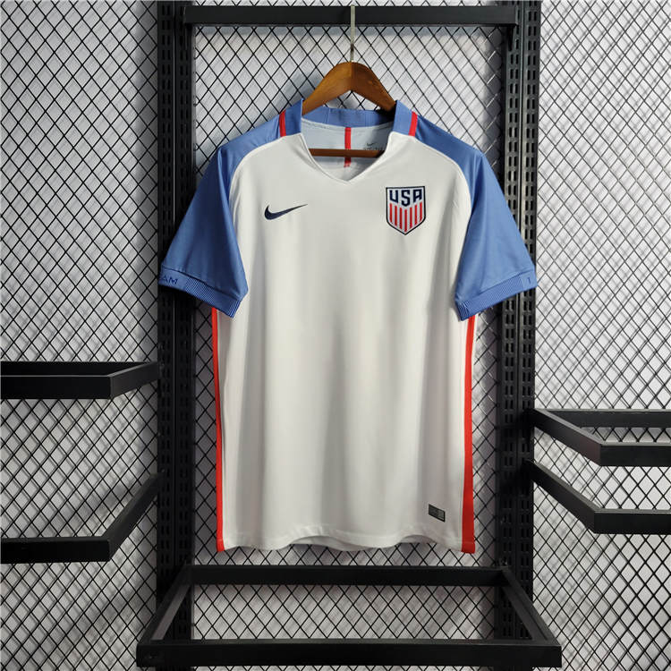 2016/17 USA  Soccer Jersey Home White Soccer Shirt